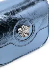 Мини-сумка La Medusa с эффектом металлик VERSACE, синий - фото 5