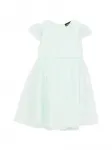 Платье с оборчатыми рукавами Emporio Armani Kids, зеленый - фото