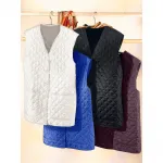 Стеганый жилет Classic Basics, джинсовый - фото