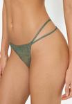 LSCN by LASCANA Трусы-стринги зеленые - фото 5