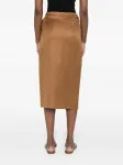 Юбка миди Tequila MAX MARA, коричневый - фото 4