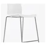 Барный стул, белый/хромированный, 66 см, GLENN IKEA - фото 6