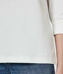 Блуза женская Marc Cain свободного кроя с рукавом 3/4, экрю - фото 4