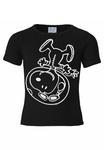 Футболка SNOOPY-ASTRONAUT LOGOSHIRT, черный - фото