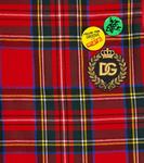 Платье из шерсти в клетку Dolce&Gabbana, красный - фото 3