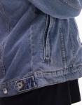 Синяя джинсовая куртка оверсайз Topman - фото 2