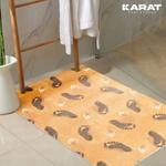 Коврик для ванной KARAT Reef Foot, 1x200 см, оранжевый - фото 3