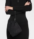 Нейлоновая сумка-ведро Prada, черный - фото 2