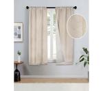 Комплект из 2 плотных штор Senna Textured Blackout, 26" x 63" Superior, Beige - фото