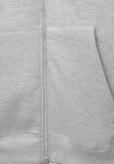 Толстовка PULL&BEAR Zip-up sweatshirt, Light Grey - фото 7