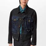 Мужская джинсовая куртка Louis Vuitton, черный - фото 4