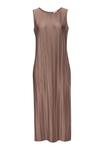 Платье LASCANA PLISSEE, Braun/Brown - фото