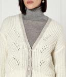 Кардиган Loose fit Liu Jo, экрю - фото 4