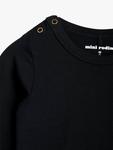 Детское боди с длинным рукавом Mini Rodini, черный - фото 3
