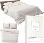 Постельное белье Deco4Home Satin Pure | 160x200 см | Экрю - фото