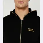 Толстовка узкого кроя Ea7, черный - фото 4