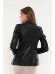 Кожаная куртка Basics & More, черный - фото 3