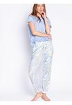 Пижамные брюки Tiger Dots P.J.Salvage, светло-голубой - фото 7