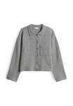 Кардиган OPUS SLIM FIT RIB, Hazy Fog Melange/Grey - фото 7