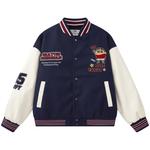 Бейсбольная куртка унисекс Crayon Shinchan/Crayon Shinchan, Черный [отворот] - фото 31