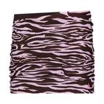 Мини-юбка Attico Кофейный/Розовый - фото