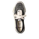 Maison Mihara Yasuhiro Baker OG Sole Studded Canvas Low 'Black' - фото 6