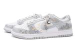 Nike Dunk Abrasion Resistant Low top кроссовки для скейтбординга Unisex Gray White - фото 4