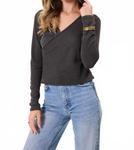 Топ Danielle в цвете уголь Kylie Paige, Charcoal - фото