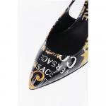 Черные полиэтиленовые сандалии Versace, Black - фото 4