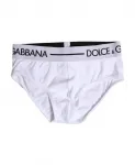 Удобные хлопковые трусы Dolce & Gabbana, белый - фото