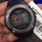 Мужская молодежная серая модель часов W-216H-2BVDF CASIO - фото 6