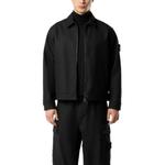 Куртка фланелевая с логотипом STONE ISLAND, черный - фото 3