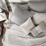 Одеяло или накидки Peri Cut Geo, серый - фото