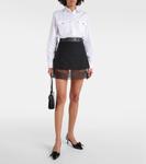 Туфли-лодочки из лакированной кожи с декором Prada, Nero - фото 2