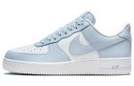 Мужские кроссовки для скейтбординга Nike Air Force 1, Белый/Синий - фото