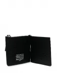 Кошелек с декоративной строчкой MAISON MARGIELA, черный - фото 3