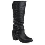 Ботинки на позднем блочном каблуке Journee, черный - фото 2