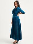 Платье макси Verity Scarlett & Jo, бирюзовый - фото 3