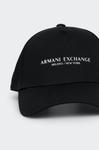 Хлопковая бейсболка Armani Exchange, черный - фото 3
