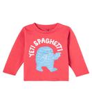 Детский джемпер из хлопкового джерси с принтом Stella McCartney Kids, Rust - фото