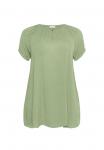Туника AMI Kaffe Curve, зеленый - фото 5