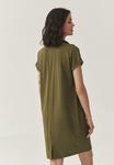 Платье из джерси SACO TATUUM, хаки - фото 3