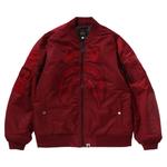 Куртка BAPE Shark MA-1, Burgundy - фото
