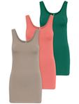 Топ ONLY, Chamois/Green/Salmon - фото