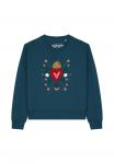 Толстовка watapparel LOVE AND FLEX, Deep Teal/Teal - фото 2