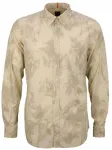 Рубашка с узором BOSS, нейтральный - фото