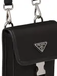 Сумка через плечо с логотипом Prada, черный - фото 3