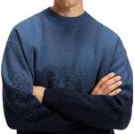 Свитер мужской HUGO BOSS, темно-синий - фото 6