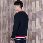 Трикотажный свитер мужской синий THOM BROWNE - фото 5