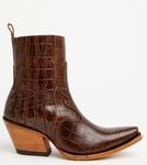 Женские ботинки ARIAT Jade, Luxe Espresso Croc Print - фото 2